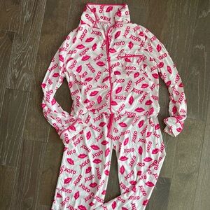 Jordan Pink and White XOXO Pajama Set